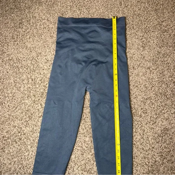 BLANQI Women's Blue Leggings maternity - Picture 8 of 8